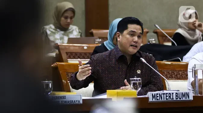 Rapat DPR, Erick ThohirPrioritas BUMN Sesuai Visi-Misi Presiden
