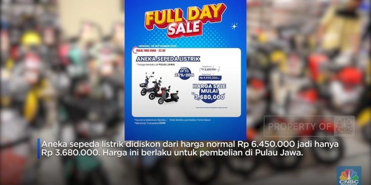 Sepeda Listrik Hanya 3 Jutaan! Cek di Toko Terdekat Sekarang