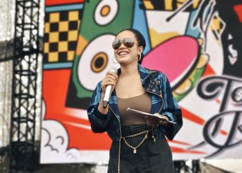 Lama Vakum, Shinta Bachir Jadi MC Festival Panggung Gembira Ria di Depan Ribuan Orang