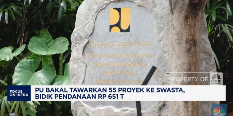 55 Proyek untuk Swasta, PU Targetkan Pendanaan Rp 651 Triliun