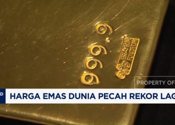 Harga Emas Dunia Capai Rekor Baru Tembus 4200 Dolar per Ons