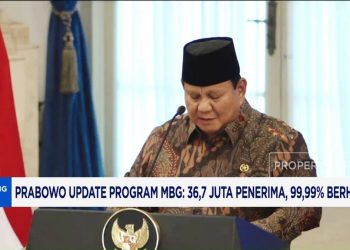 Keberhasilan MBG Menurut Prabowo, Mencapai 36,7 Juta Penerima