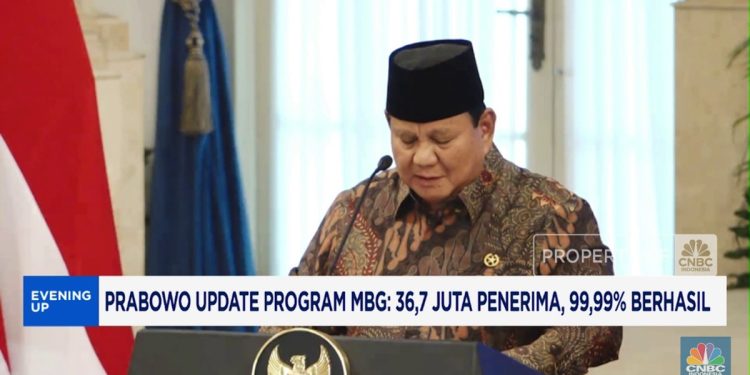Keberhasilan MBG Menurut Prabowo, Mencapai 36,7 Juta Penerima