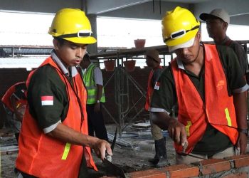 Ratusan Santri Pesantren Lirboyo Terima Pelatihan Konstruksi dari Kementerian PU