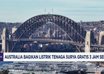 Australia Berikan Listrik Tenaga Surya Gratis 3 Jam Sehari pada 2026