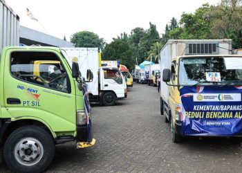 Pengiriman 153 Truk Bantuan untuk Masyarakat Terdampak Banjir di Sumatra