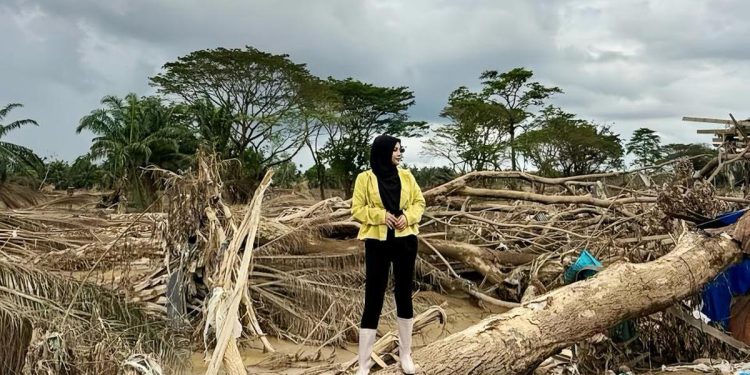 Cerita Novi Rizki Terjun ke Lokasi Bencana di Aceh dan Sumatera, Tak Kuasa Menahan Pilu